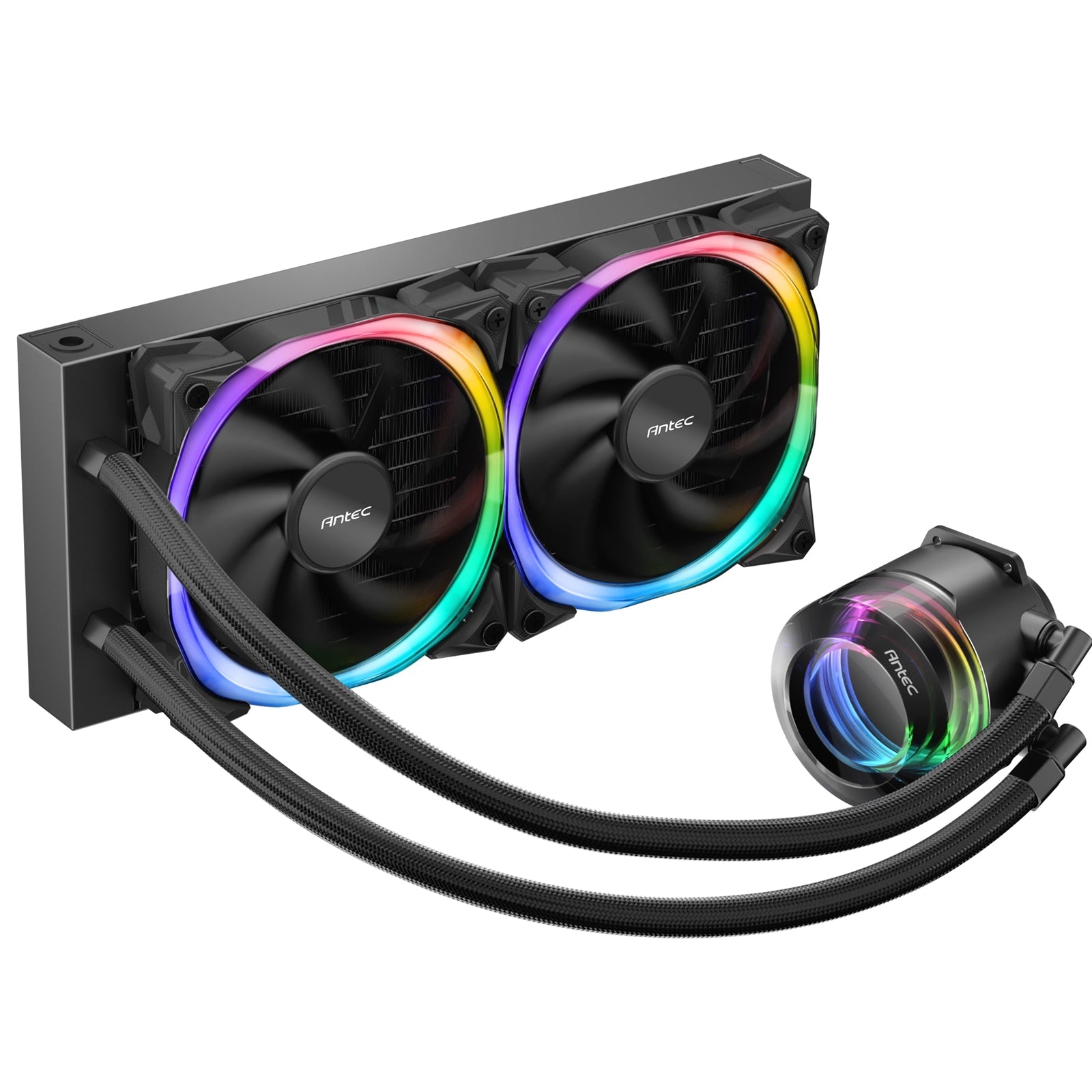 ANTEC Vortex 240 ARGB AiO Liquid CPU Cooler, Universal Socket