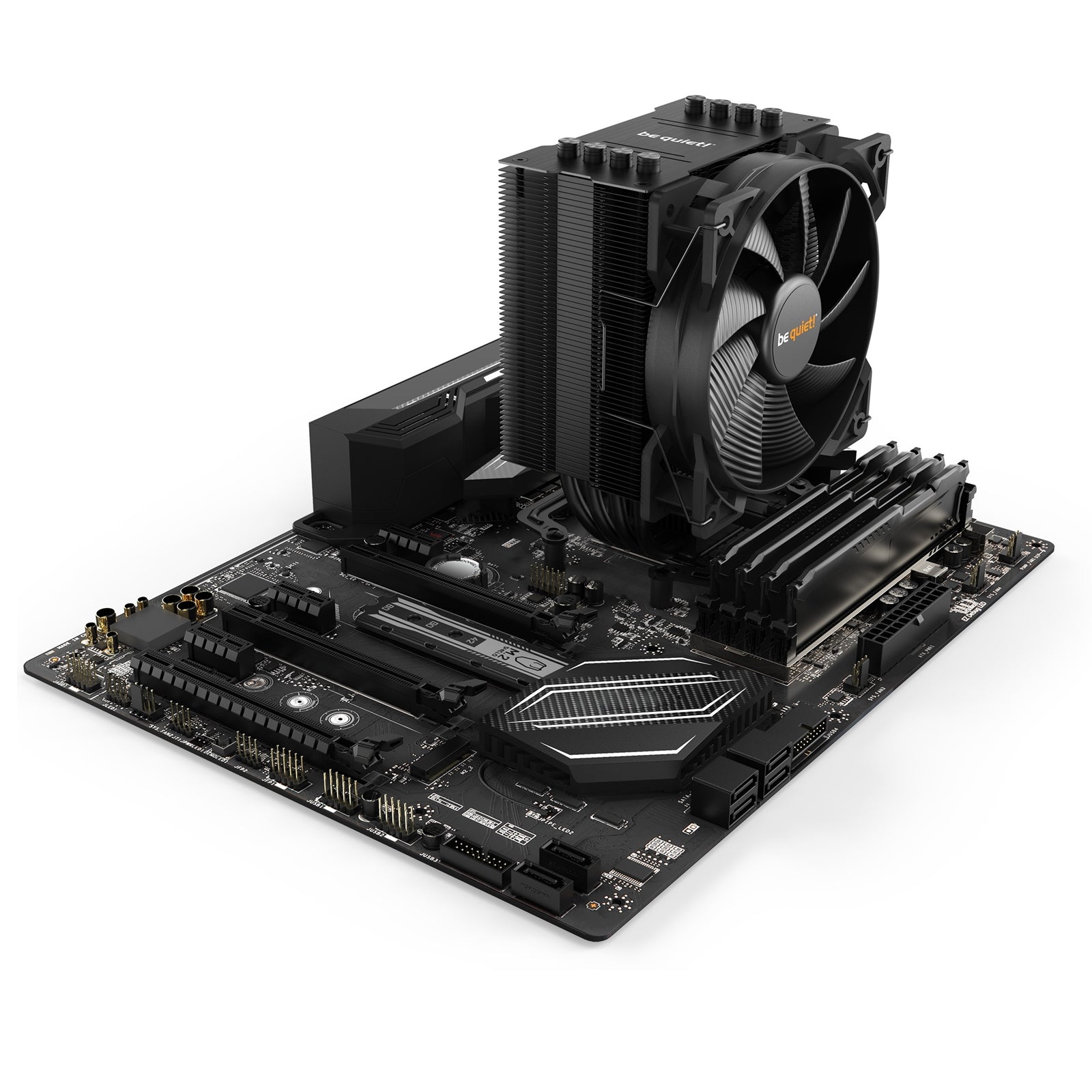 be quiet! Pure Rock 2 Black Fan CPU Cooler, Universal Socket