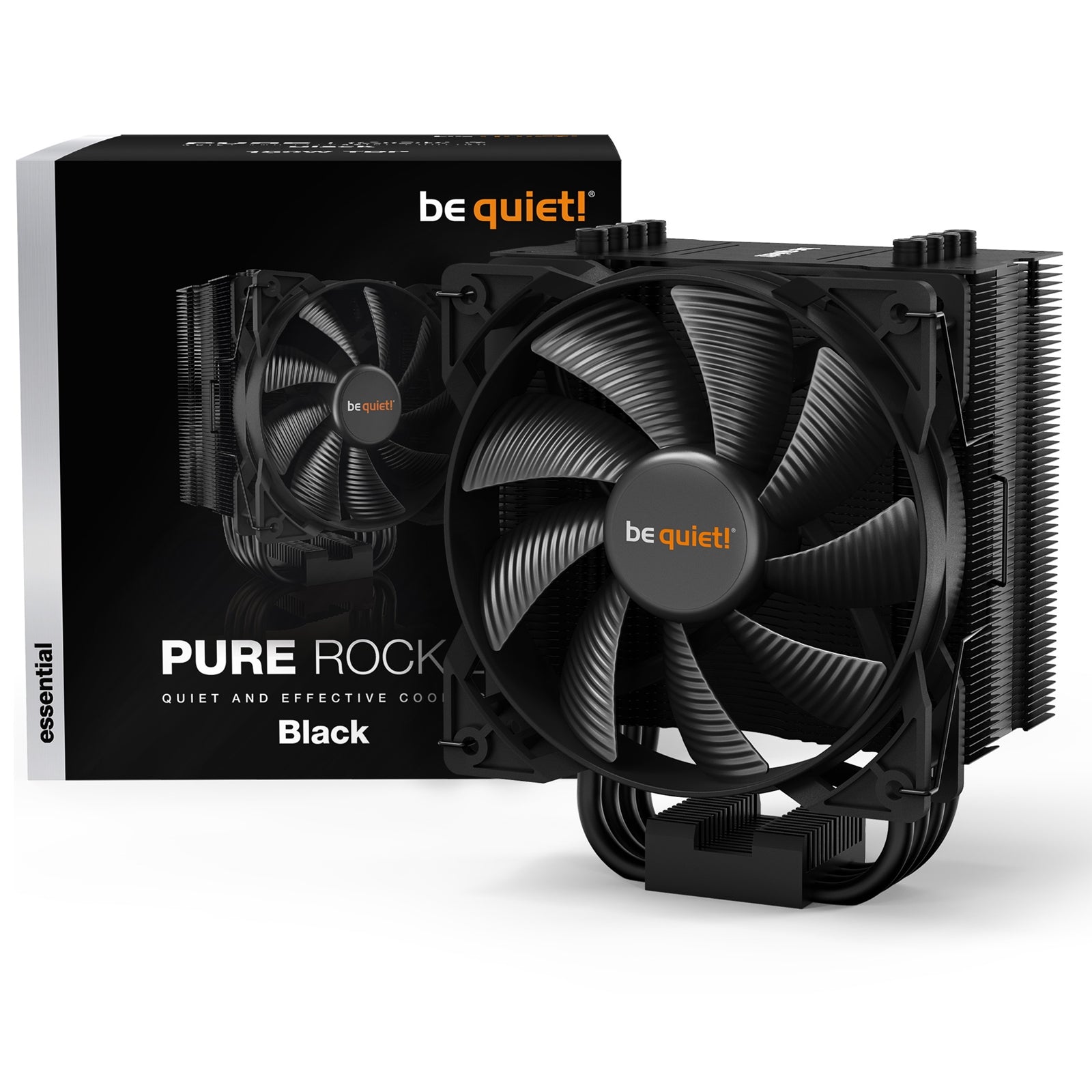 be quiet! Pure Rock 2 Black Fan CPU Cooler, Universal Socket