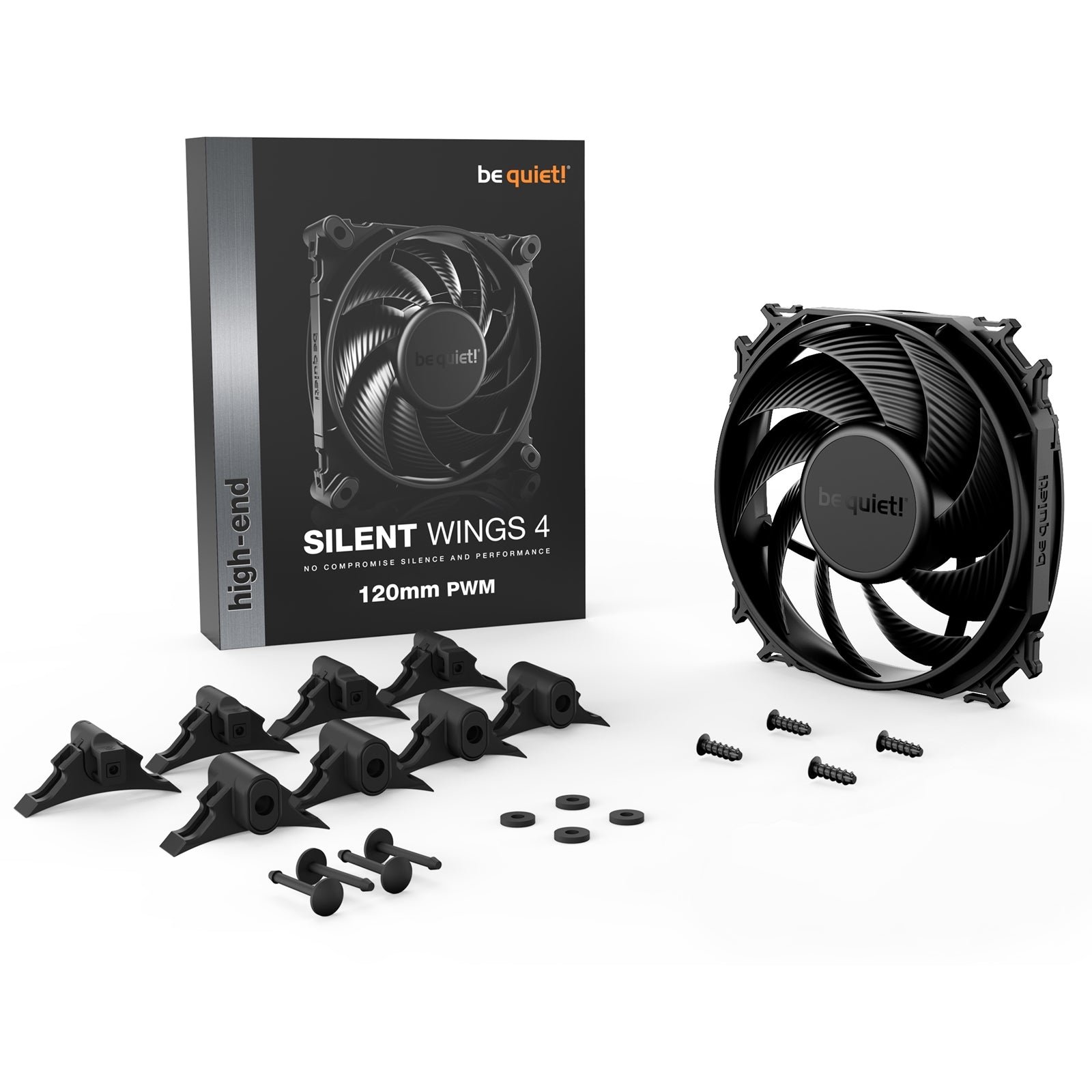 be quiet! Silent Wings 4 PWM Black Fan