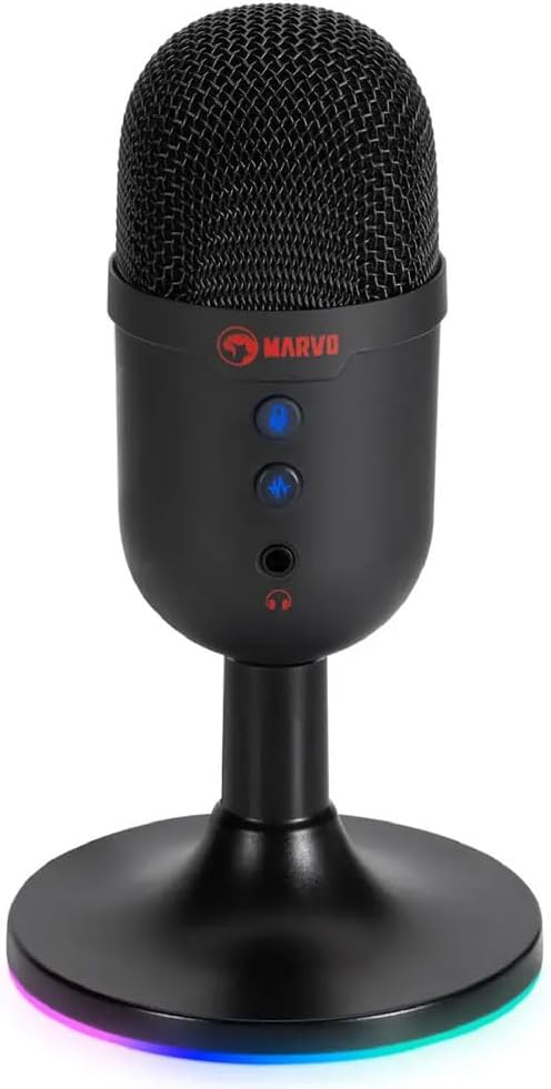 Marvo Scorpion MIC-06 Blast 40 USB RGB Noise Cancelling Wired Microphone