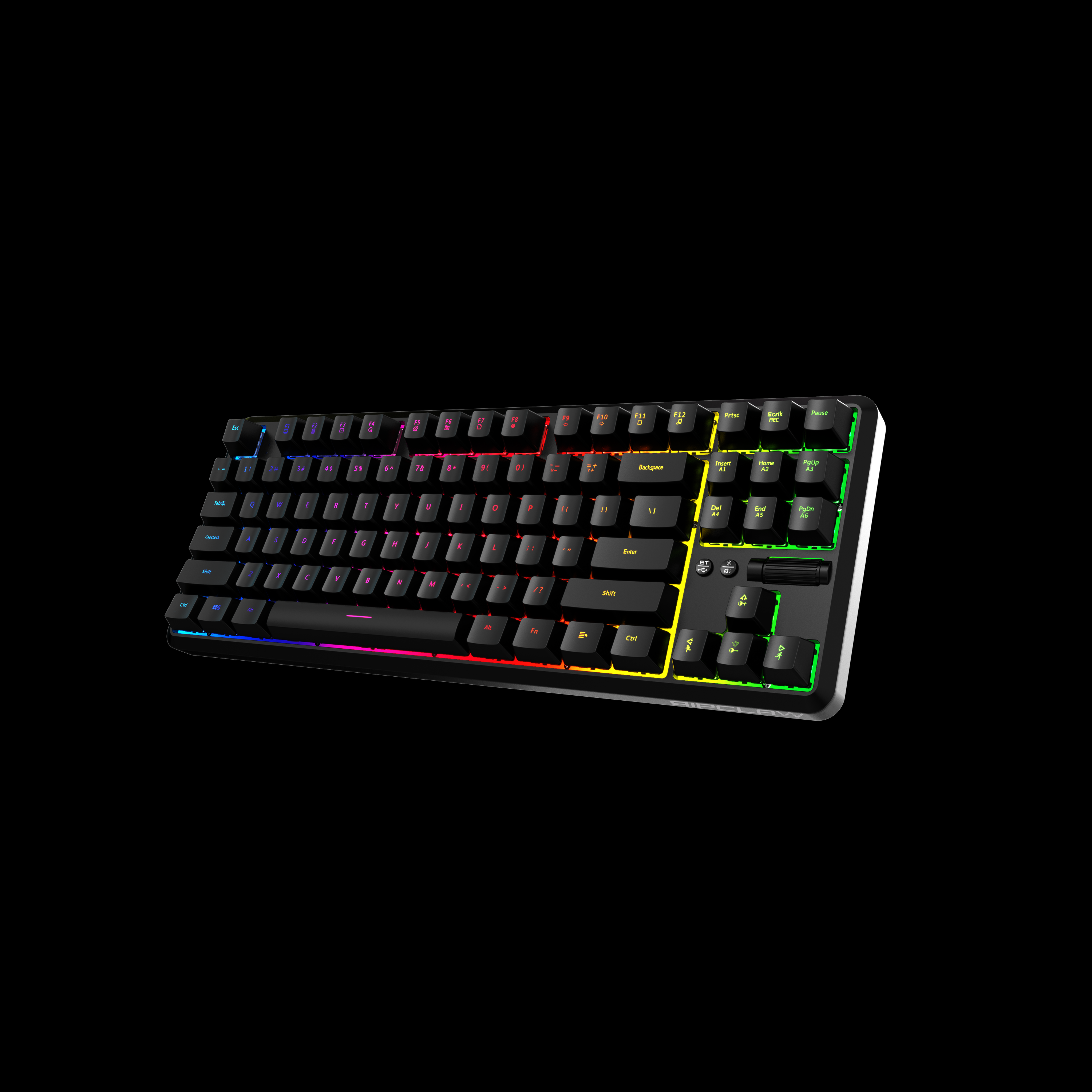 RIPCLAW VALIANT SERIES TKL BLUETOOTH & USB-C MECHANICAL HOTSWAP KEYBOARD