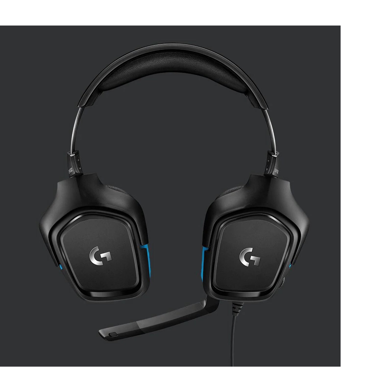 Logitech G432 Gaming Headset, Black
