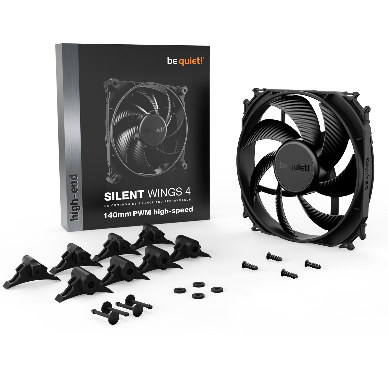 be quiet! Silent Wings 4 PWM Black Fan