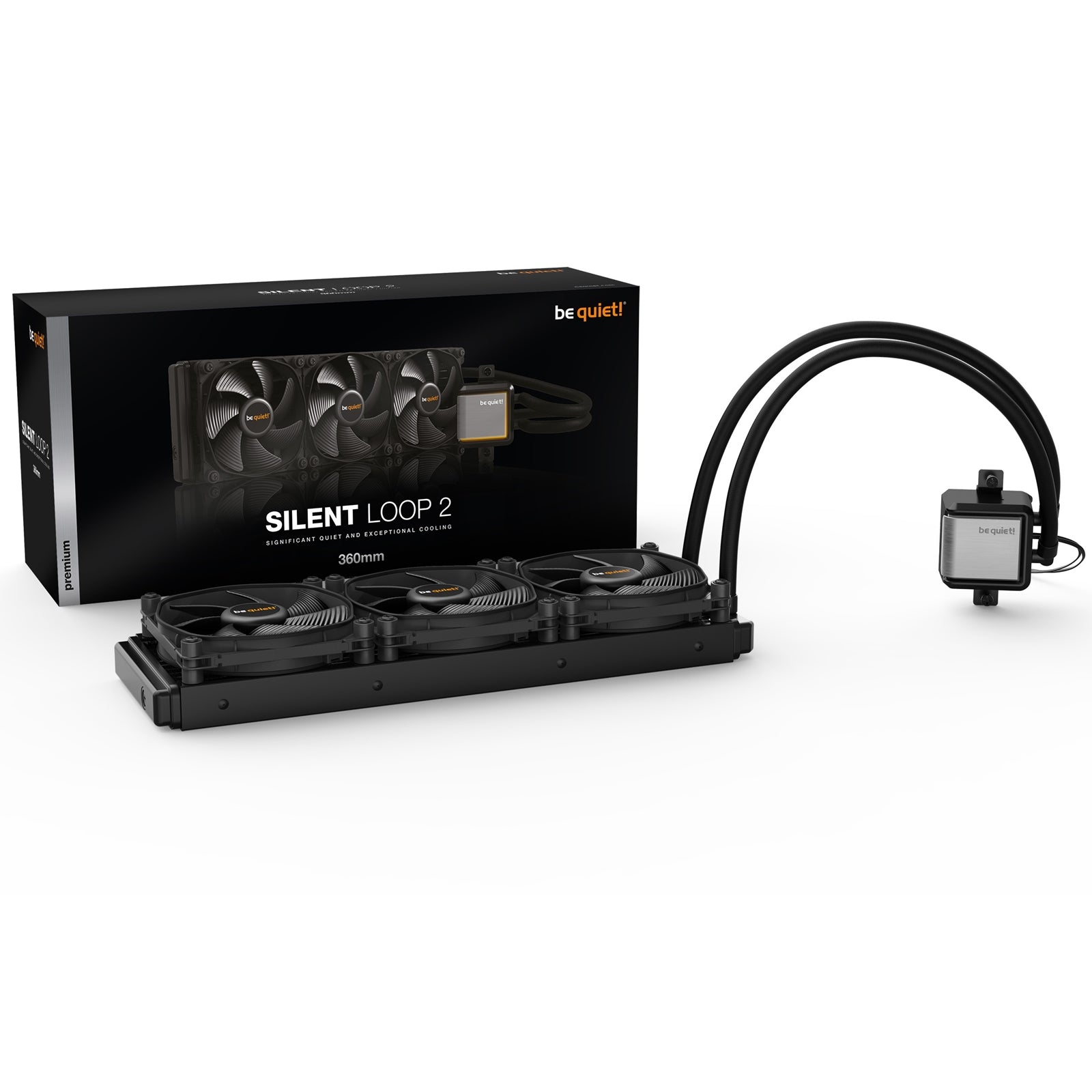 be quiet! Silent Loop 2 360mm AiO Liquid CPU Cooler, Universal Socket