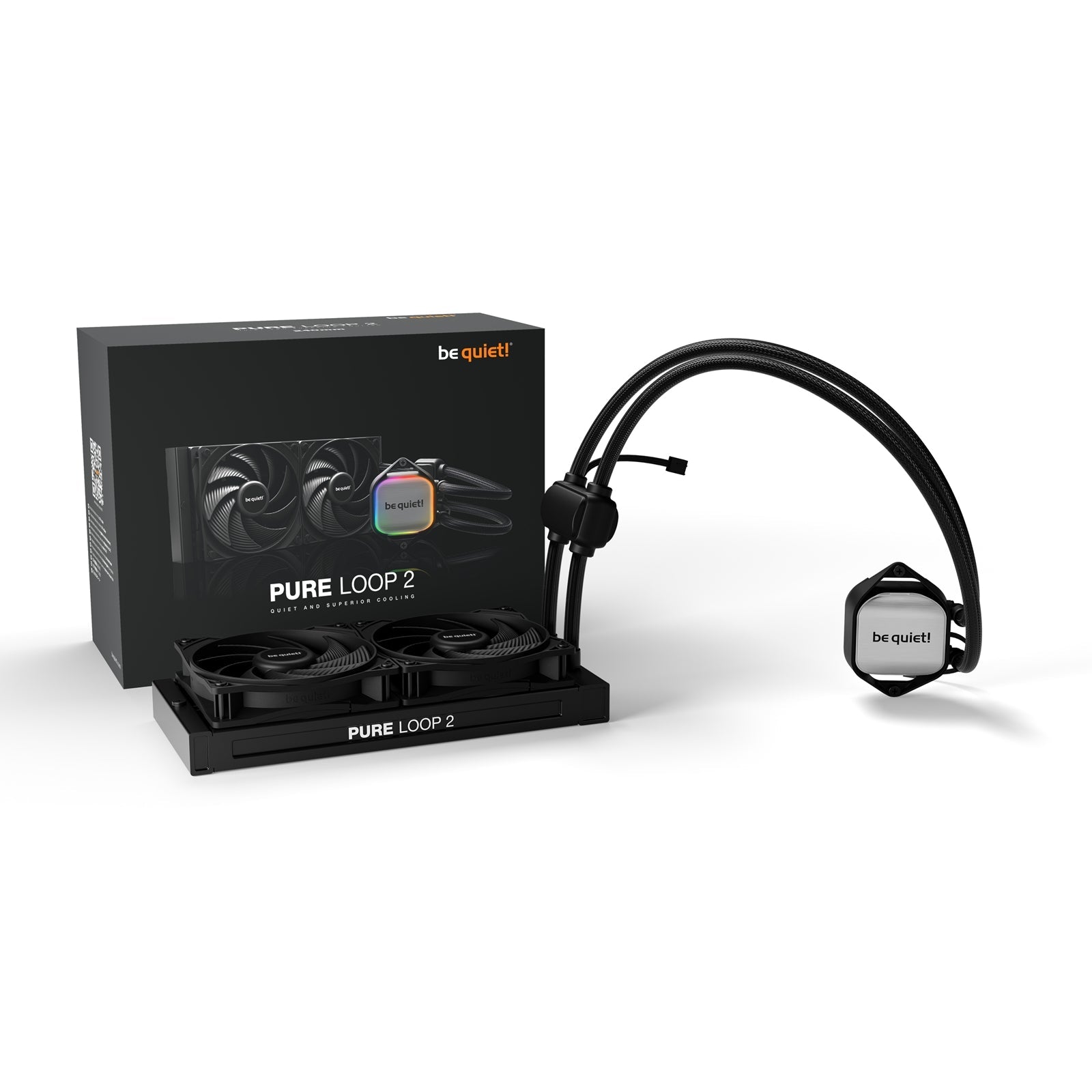 be quiet! Pure Loop 2 240mm AIO CPU Water Cooler, Universal Socket