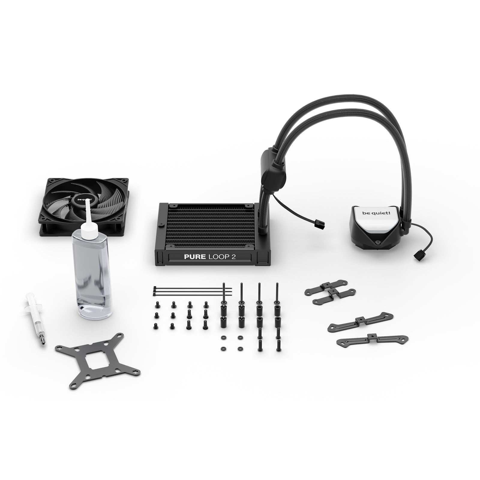 be quiet! Pure Loop 2 120mm AIO CPU Water Cooler, Universal Socket