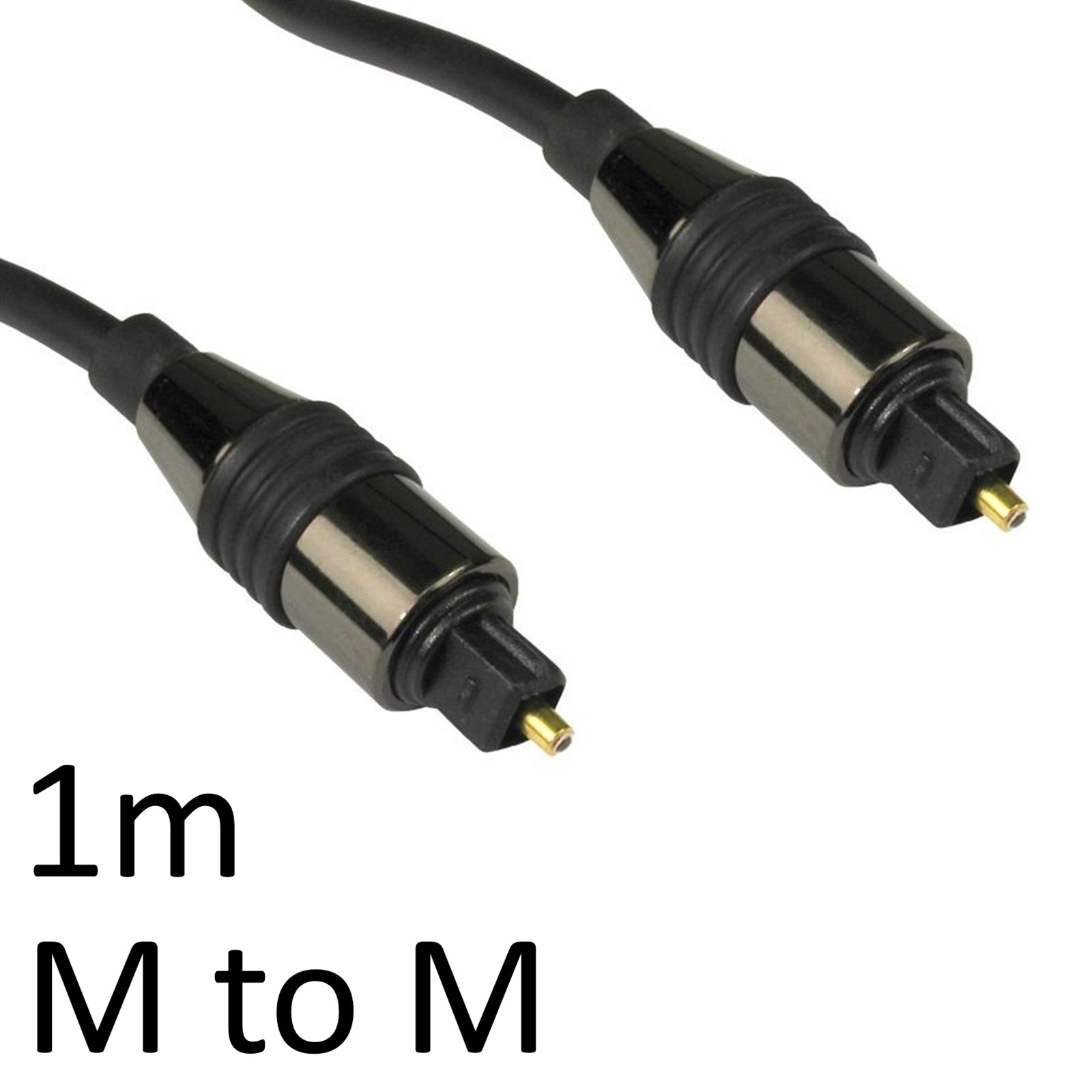 TOSLINK Digital Optical (M) to Digital Optical (M) 1m Black