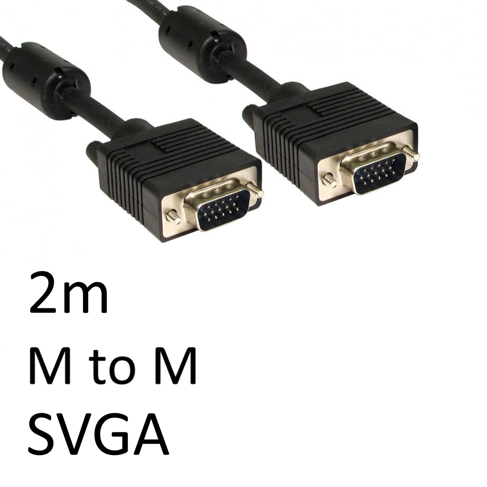 SVGA (M) to SVGA (M) 2m Black