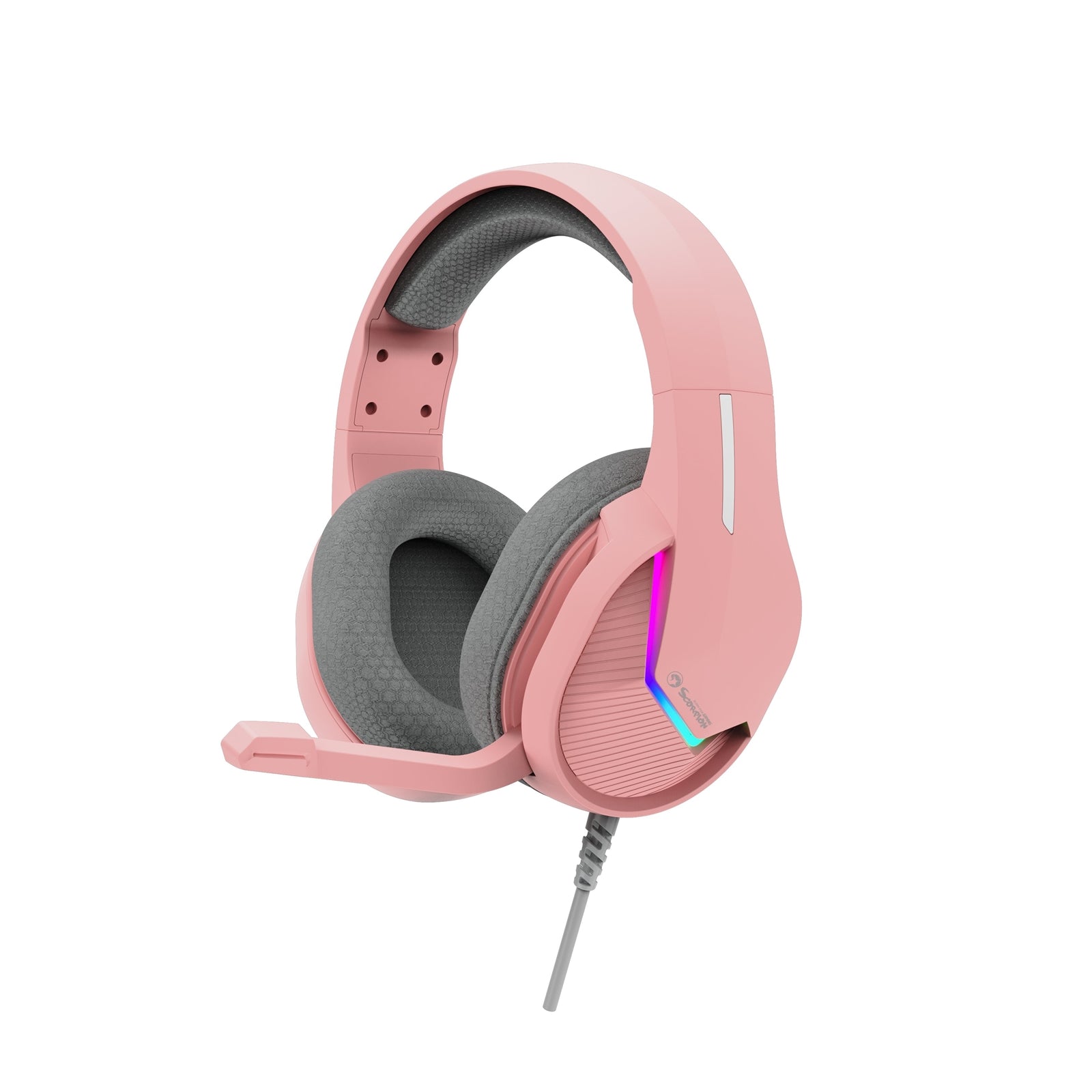 Marvo Scorpion H8618 Tactic 40 USB 2.0 Wired Gaming RGB Headset