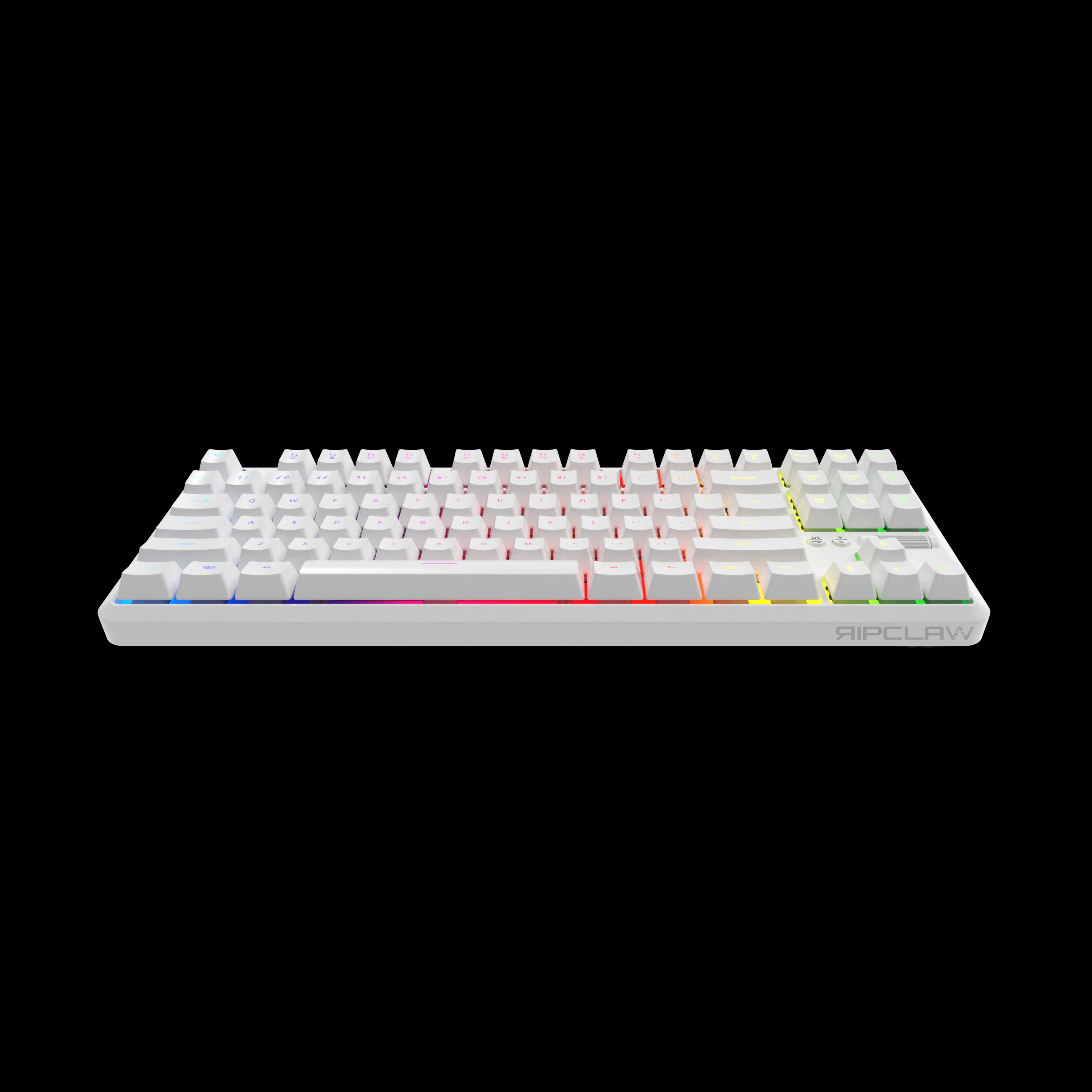 RIPCLAW VALIANT SERIES TKL BLUETOOTH & USB-C MECHANICAL HOTSWAP KEYBOARD